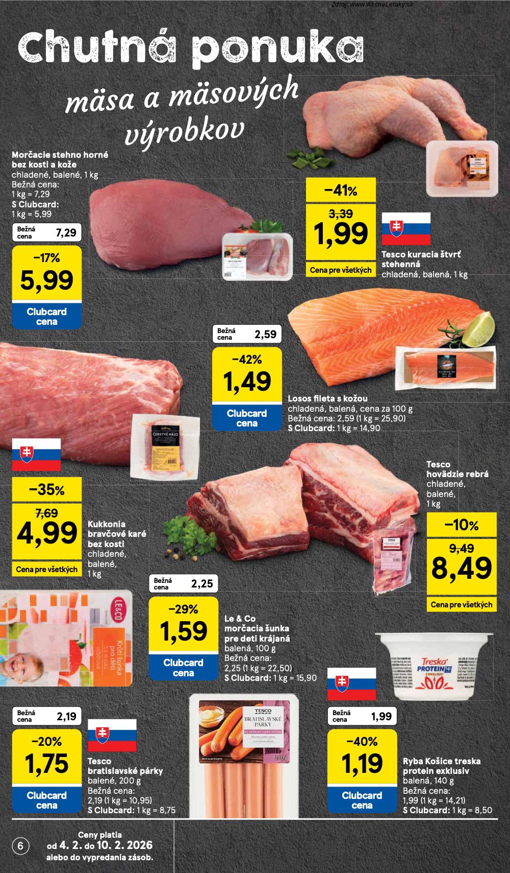 Leták Tesco (4. 2. - 10. 2. 2026) - strana 6 z 23