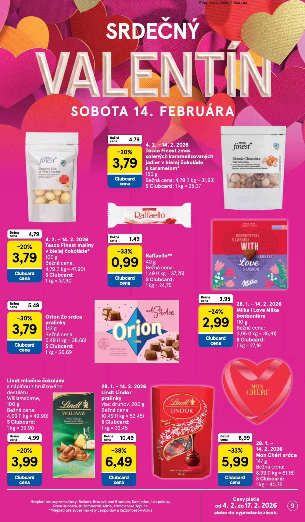 Leták Tesco (4. 2. - 10. 2. 2026) - strana 9 z 23