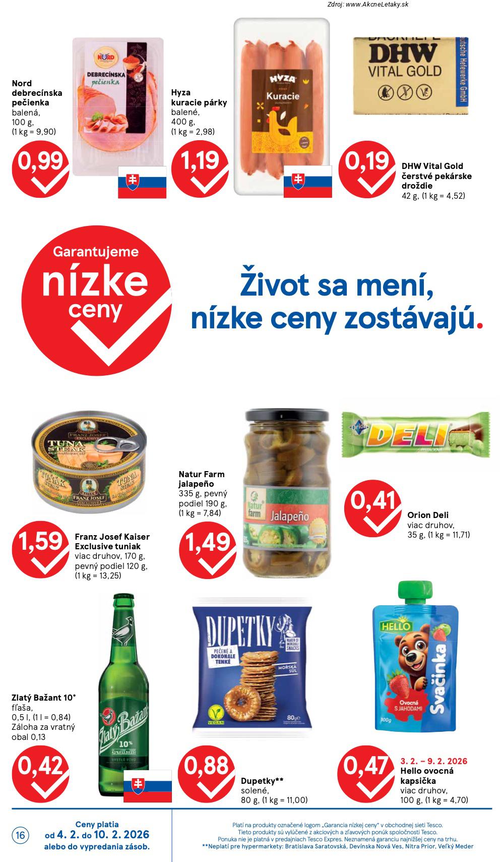 Leták Tesco (4. 2. - 10. 2. 2026) - strana 16 z 36