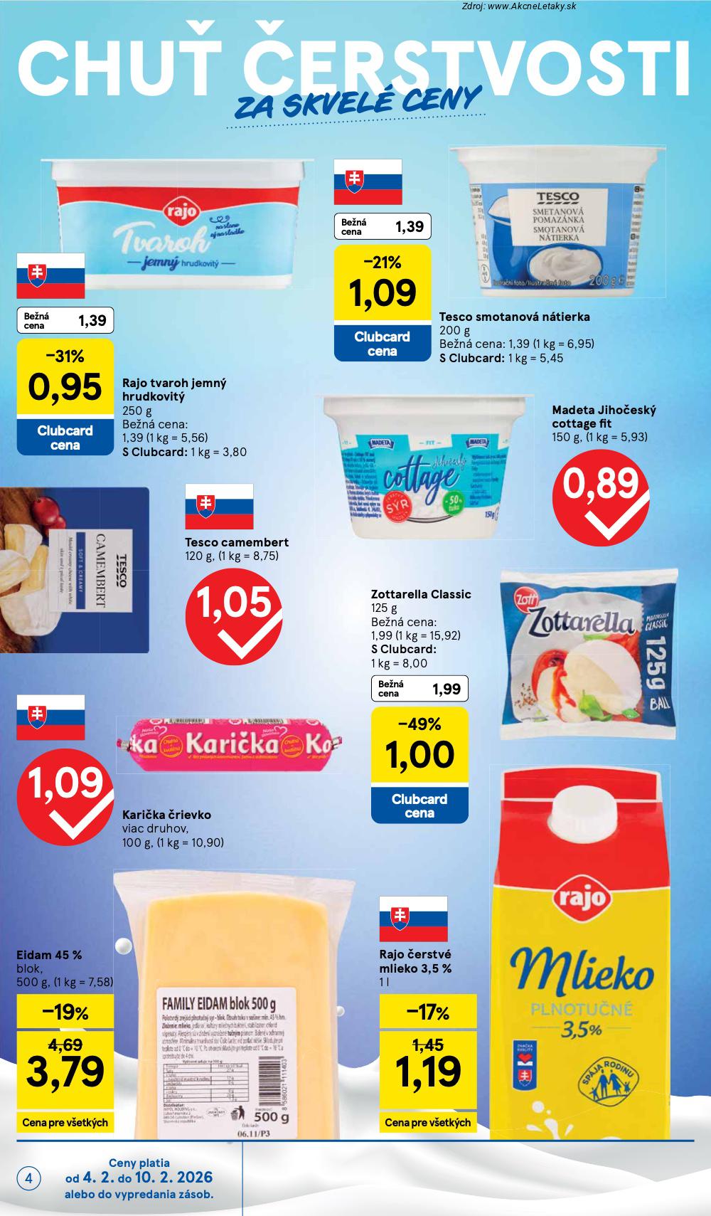 Leták Tesco (4. 2. - 10. 2. 2026) - strana 4 z 36