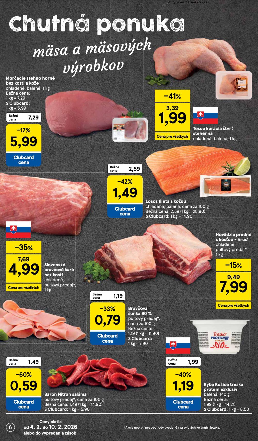 Leták Tesco (4. 2. - 10. 2. 2026) - strana 6 z 36