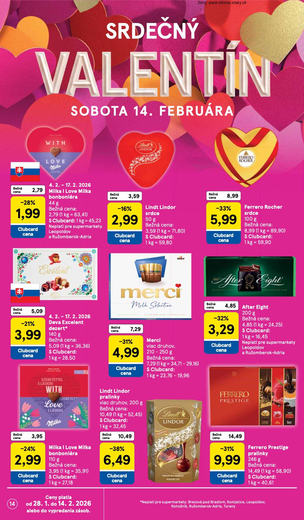 Leták Tesco (11. 2. - 17. 2. 2026) - strana 14 z 29