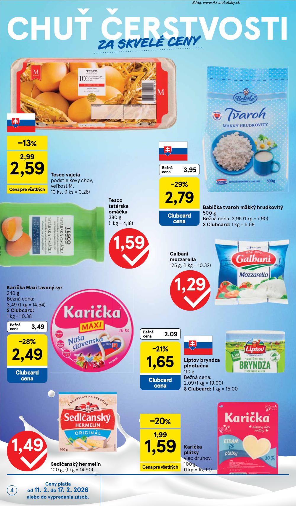 Leták Tesco (11. 2. - 17. 2. 2026) - strana 4 z 29
