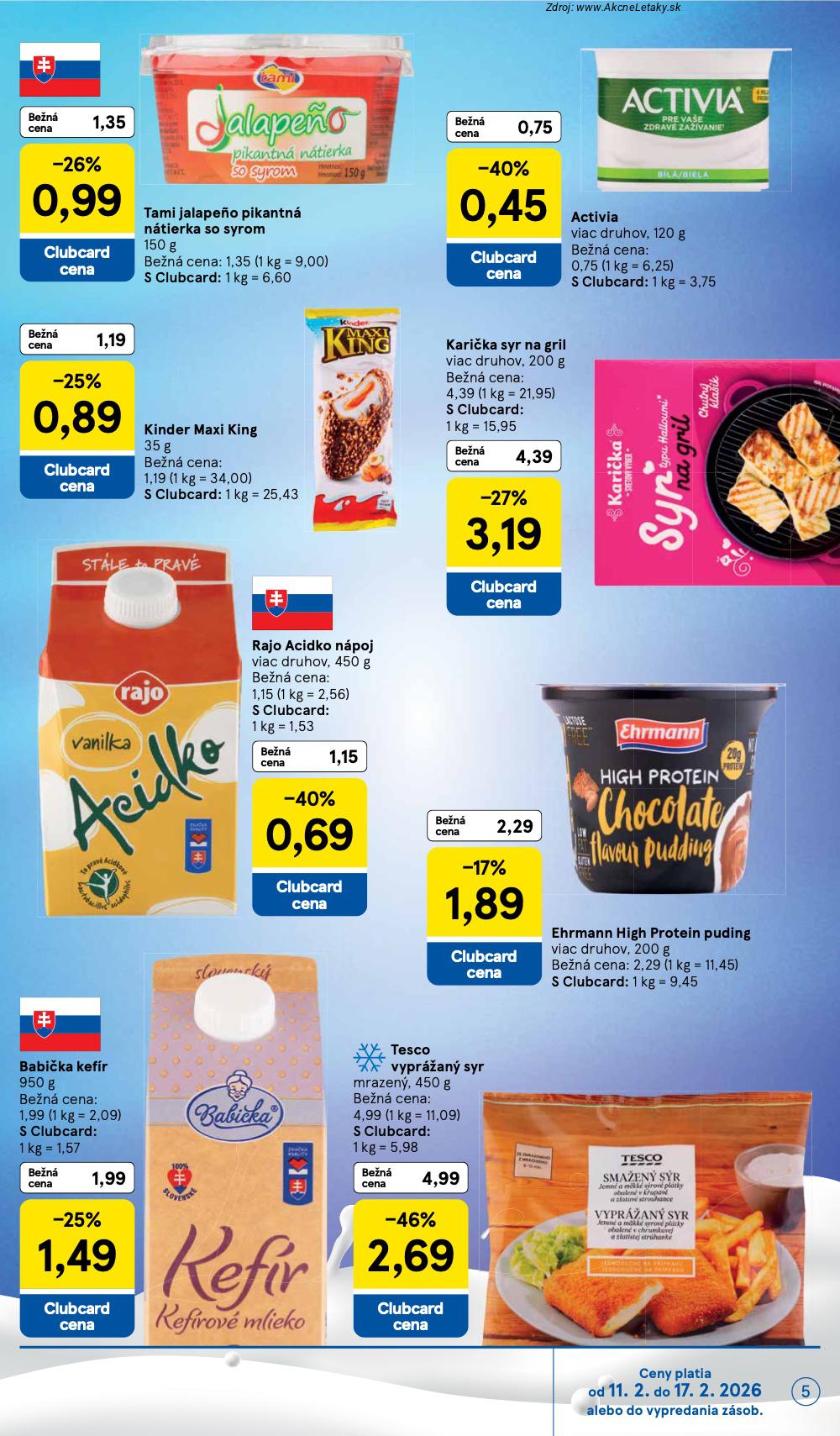 Leták Tesco (11. 2. - 17. 2. 2026) - strana 5 z 29