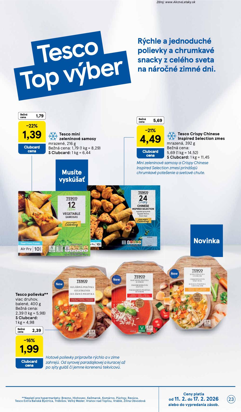 Leták Tesco (11. 2. - 17. 2. 2026) - strana 23 z 46
