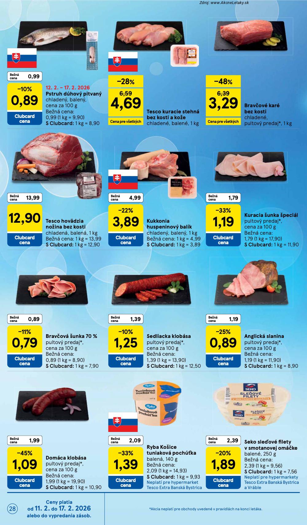 Leták Tesco (11. 2. - 17. 2. 2026) - strana 28 z 46