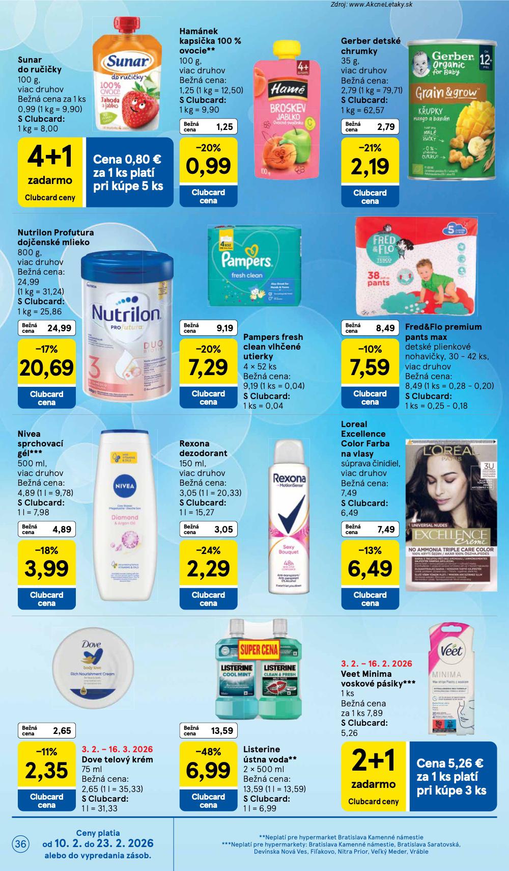Leták Tesco (11. 2. - 17. 2. 2026) - strana 36 z 46