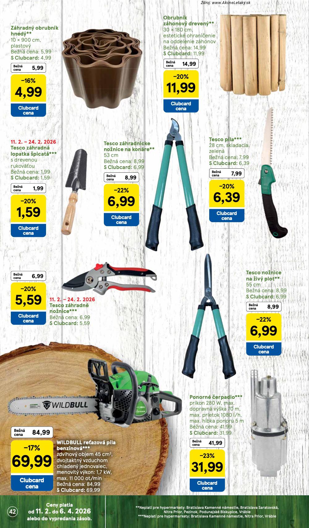 Leták Tesco (11. 2. - 17. 2. 2026) - strana 42 z 46