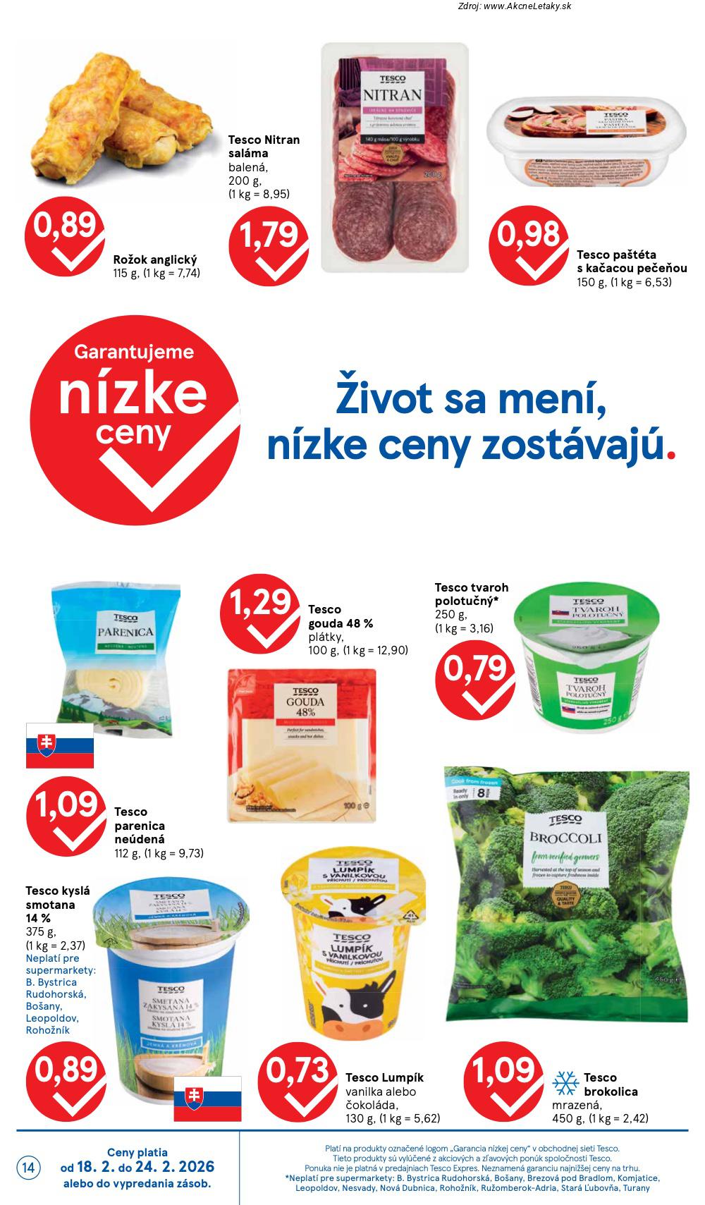 Leták Tesco (18. 2. - 24. 2. 2026) - strana 14 z 26