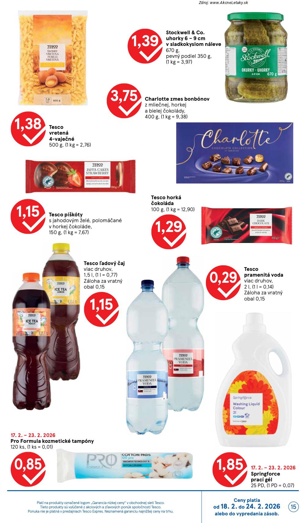 Leták Tesco (18. 2. - 24. 2. 2026) - strana 15 z 26