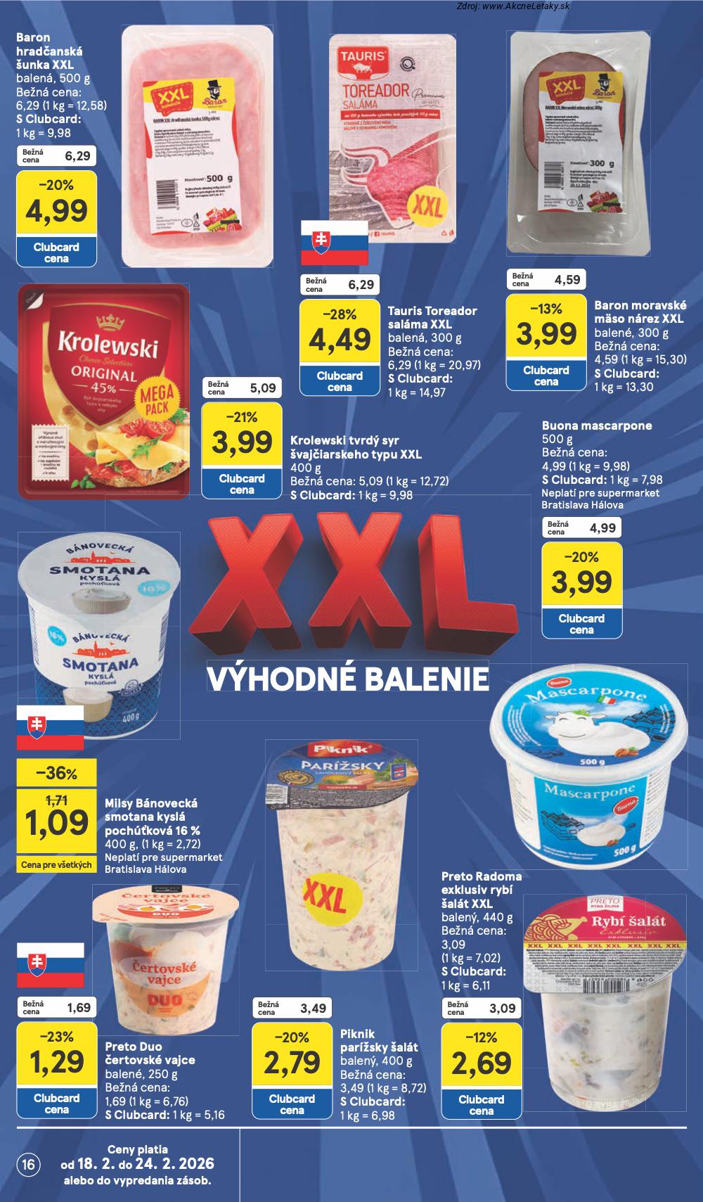 Leták Tesco (18. 2. - 24. 2. 2026) - strana 16 z 26