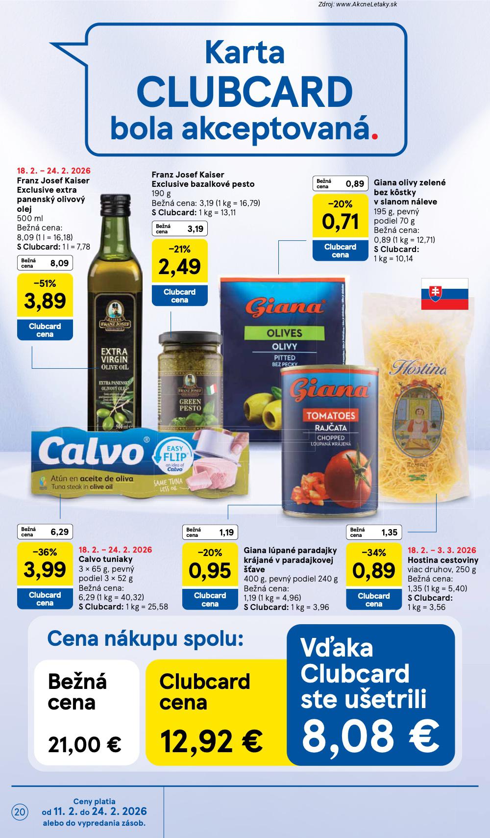 Leták Tesco (18. 2. - 24. 2. 2026) - strana 20 z 26