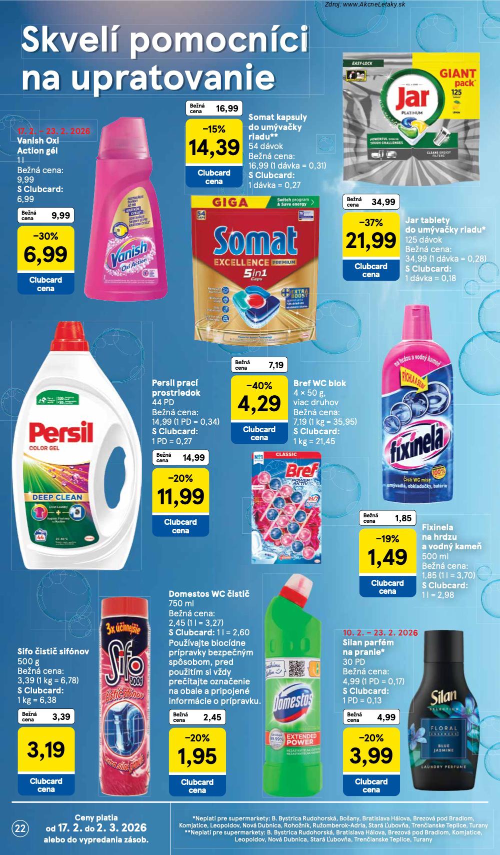 Leták Tesco (18. 2. - 24. 2. 2026) - strana 22 z 26