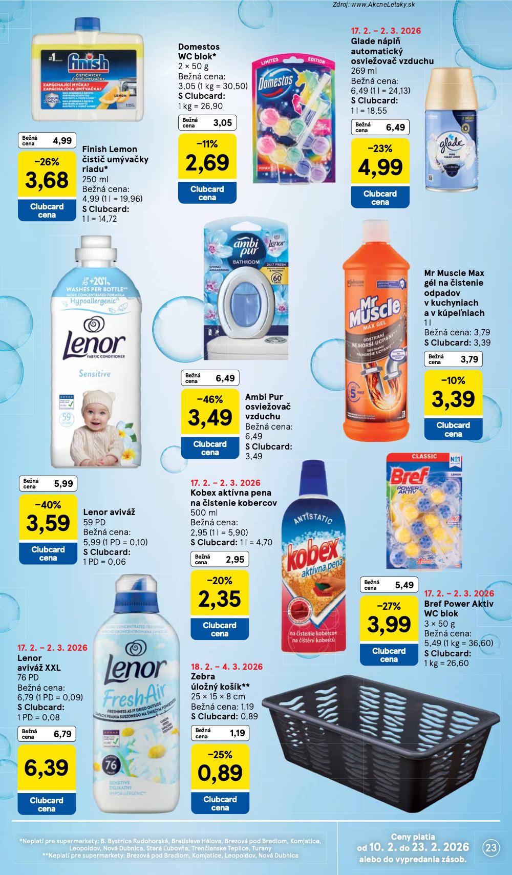 Leták Tesco (18. 2. - 24. 2. 2026) - strana 23 z 26