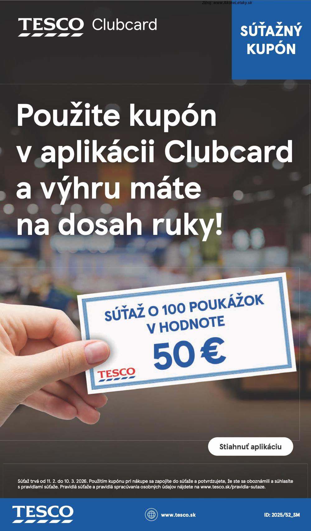 Leták Tesco (18. 2. - 24. 2. 2026) - strana 26 z 26