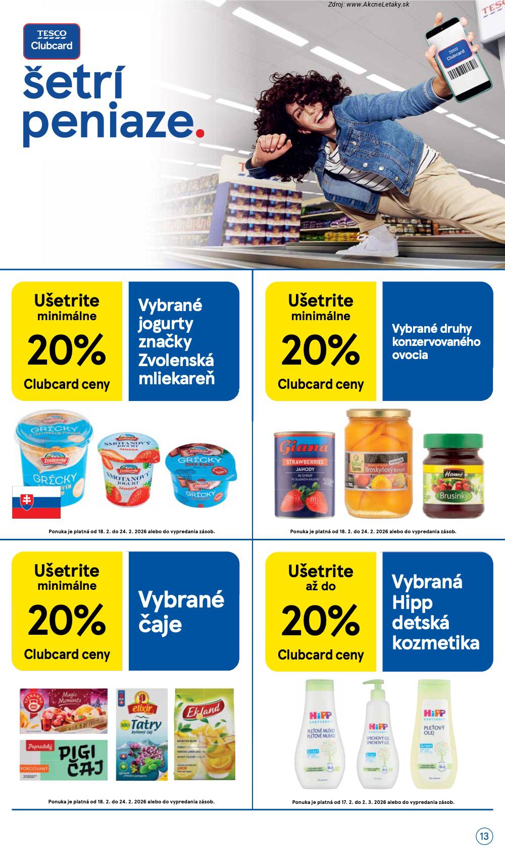 Leták Tesco (18. 2. - 24. 2. 2026) - strana 13 z 38