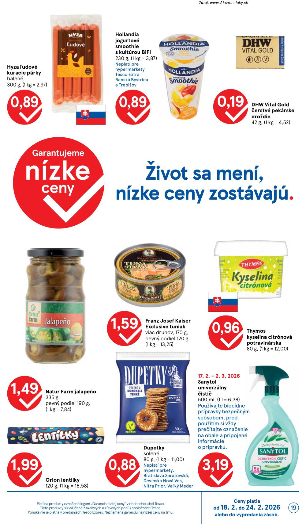 Leták Tesco (18. 2. - 24. 2. 2026) - strana 19 z 38