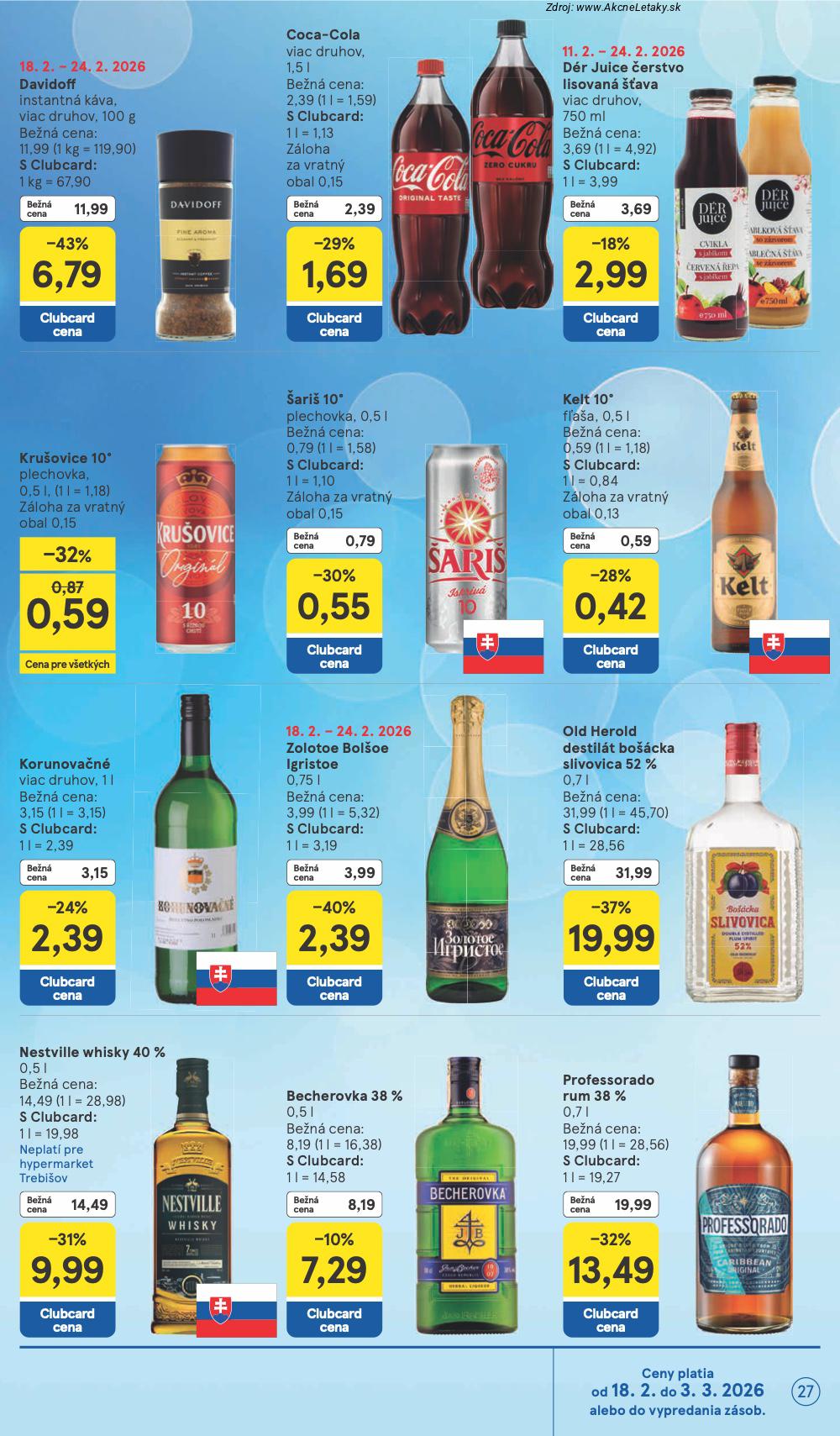 Leták Tesco (18. 2. - 24. 2. 2026) - strana 27 z 38