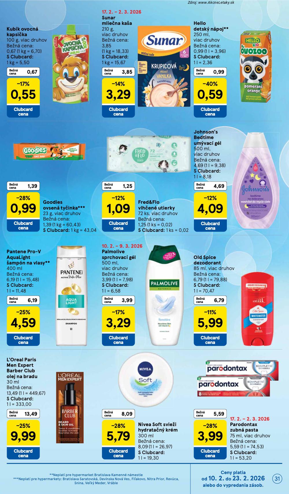 Leták Tesco (18. 2. - 24. 2. 2026) - strana 31 z 38