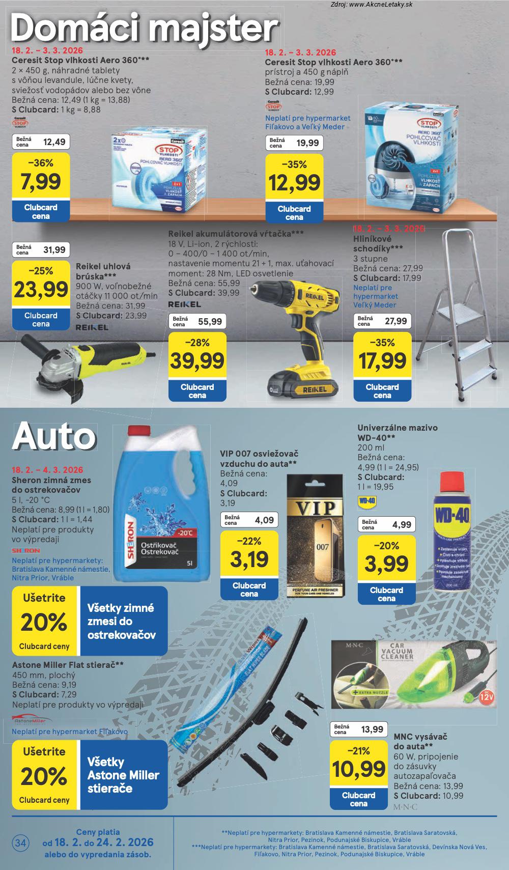 Leták Tesco (18. 2. - 24. 2. 2026) - strana 34 z 38