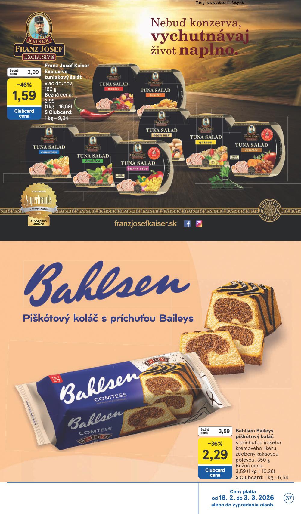 Leták Tesco (18. 2. - 24. 2. 2026) - strana 37 z 38