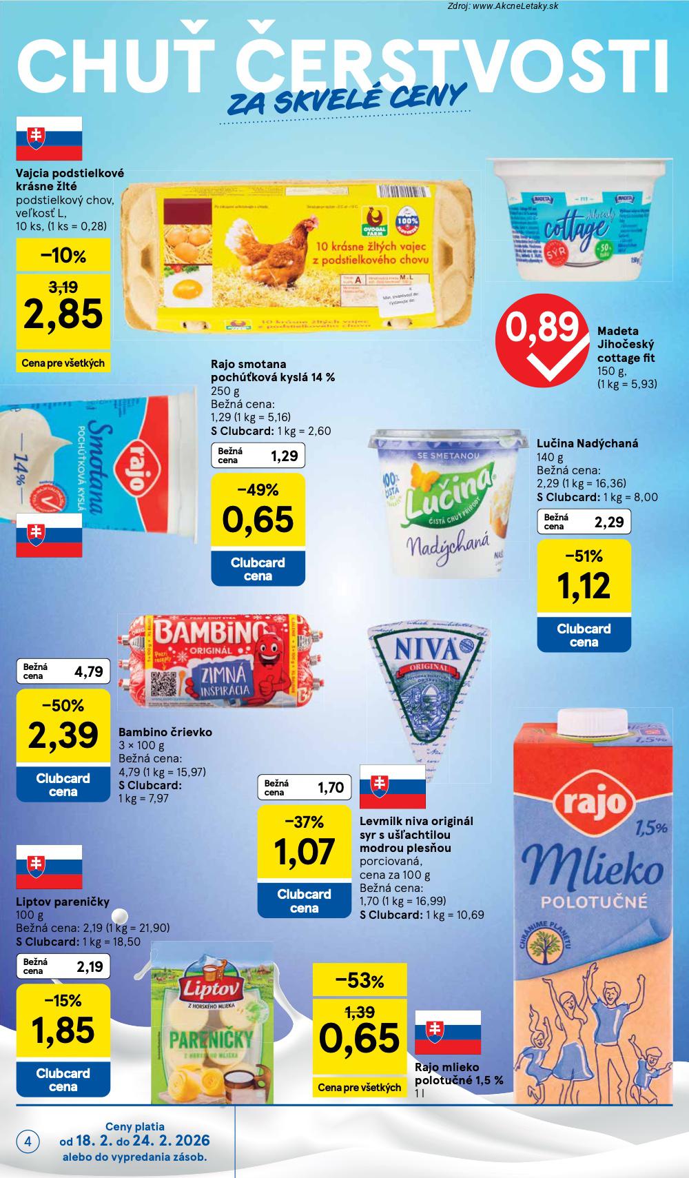 Leták Tesco (18. 2. - 24. 2. 2026) - strana 4 z 38