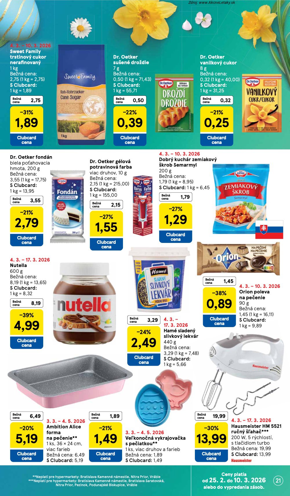 Leták Tesco (4. 3. - 10. 3. 2026) - strana 21 z 40