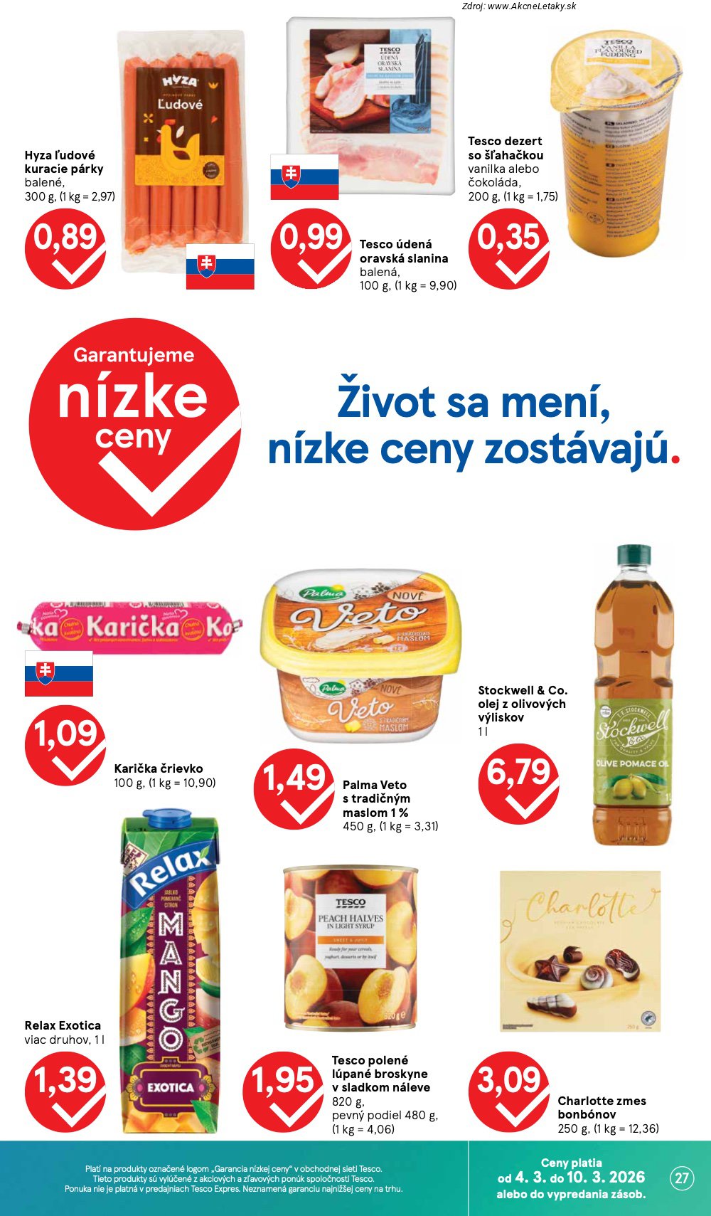 Leták Tesco (4. 3. - 10. 3. 2026) - strana 27 z 40