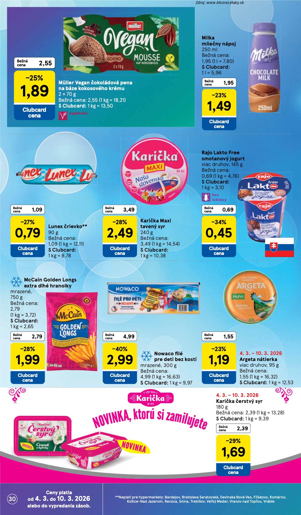 Leták Tesco (4. 3. - 10. 3. 2026) - strana 30 z 40