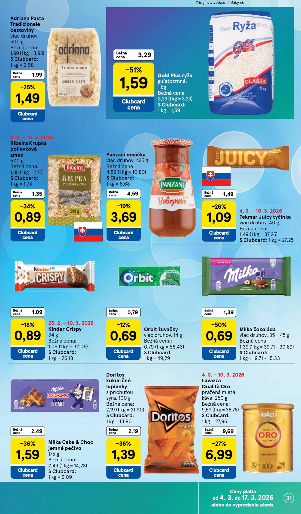 Leták Tesco (4. 3. - 10. 3. 2026) - strana 31 z 40