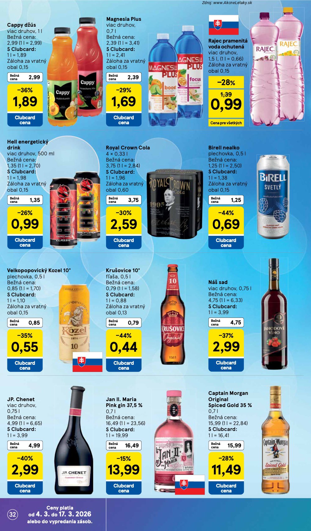 Leták Tesco (4. 3. - 10. 3. 2026) - strana 32 z 40