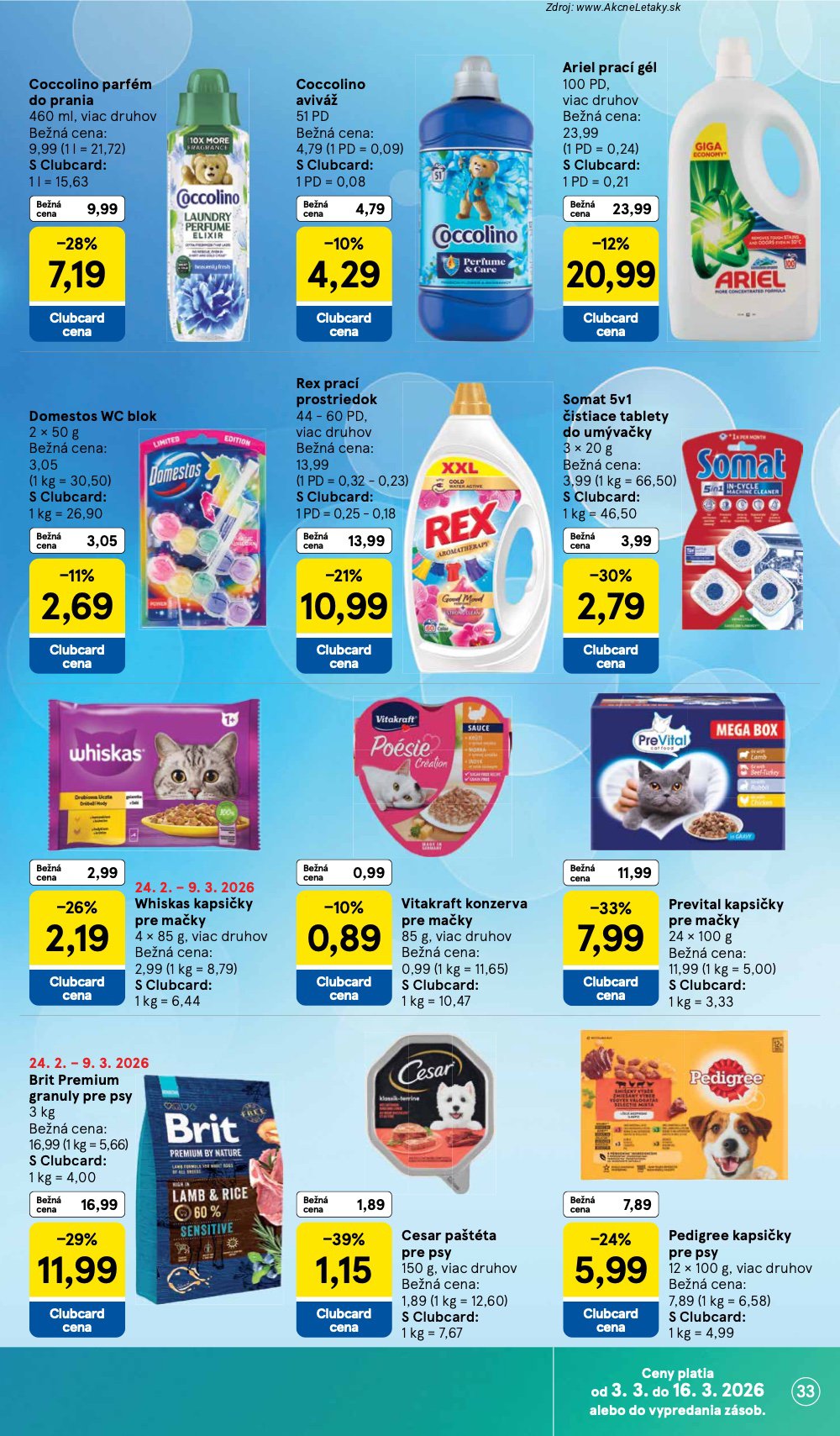 Leták Tesco (4. 3. - 10. 3. 2026) - strana 33 z 40