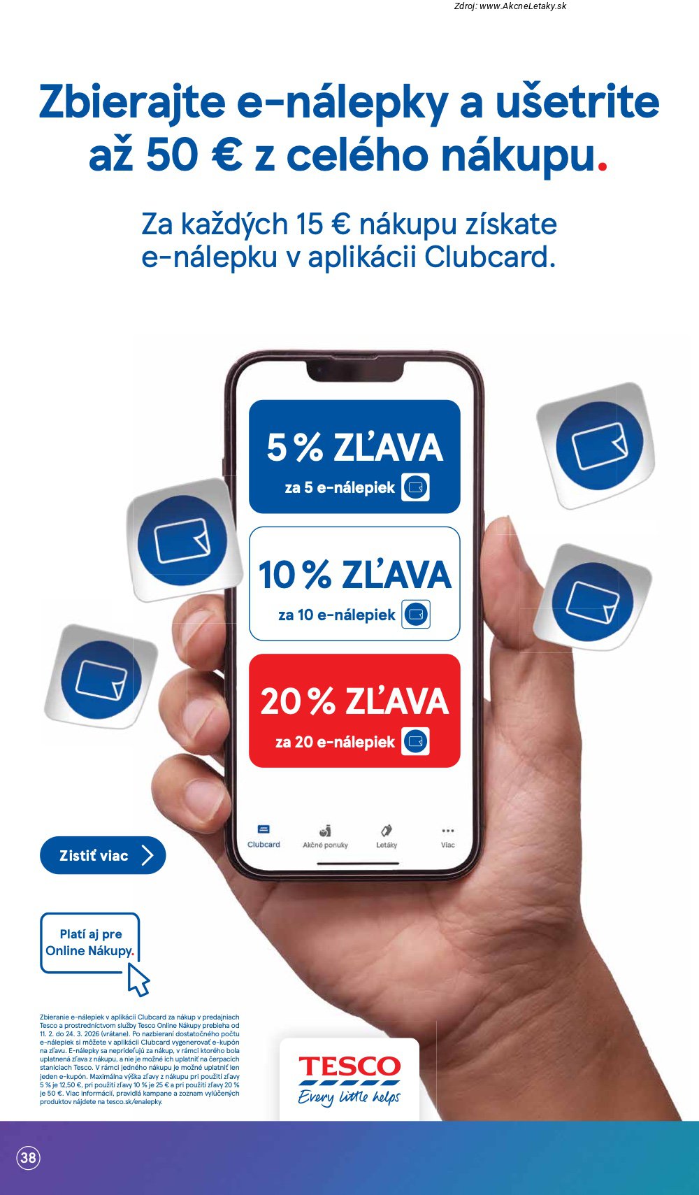 Leták Tesco (4. 3. - 10. 3. 2026) - strana 38 z 40