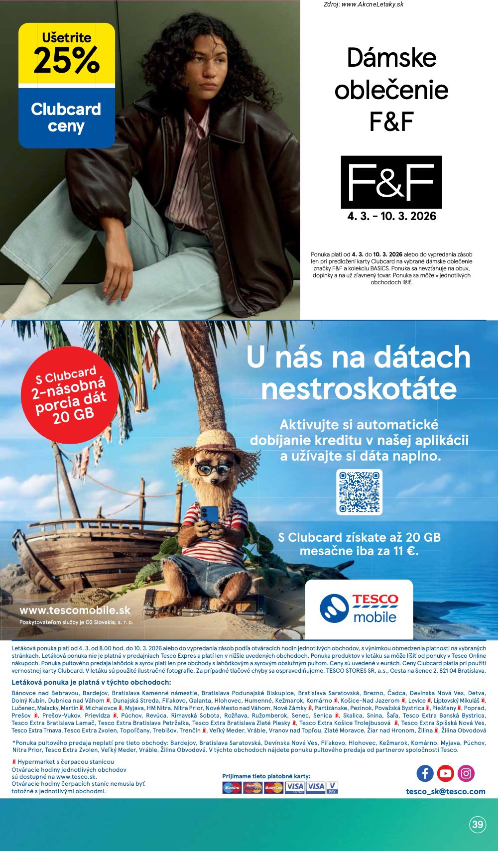 Leták Tesco (4. 3. - 10. 3. 2026) - strana 39 z 40