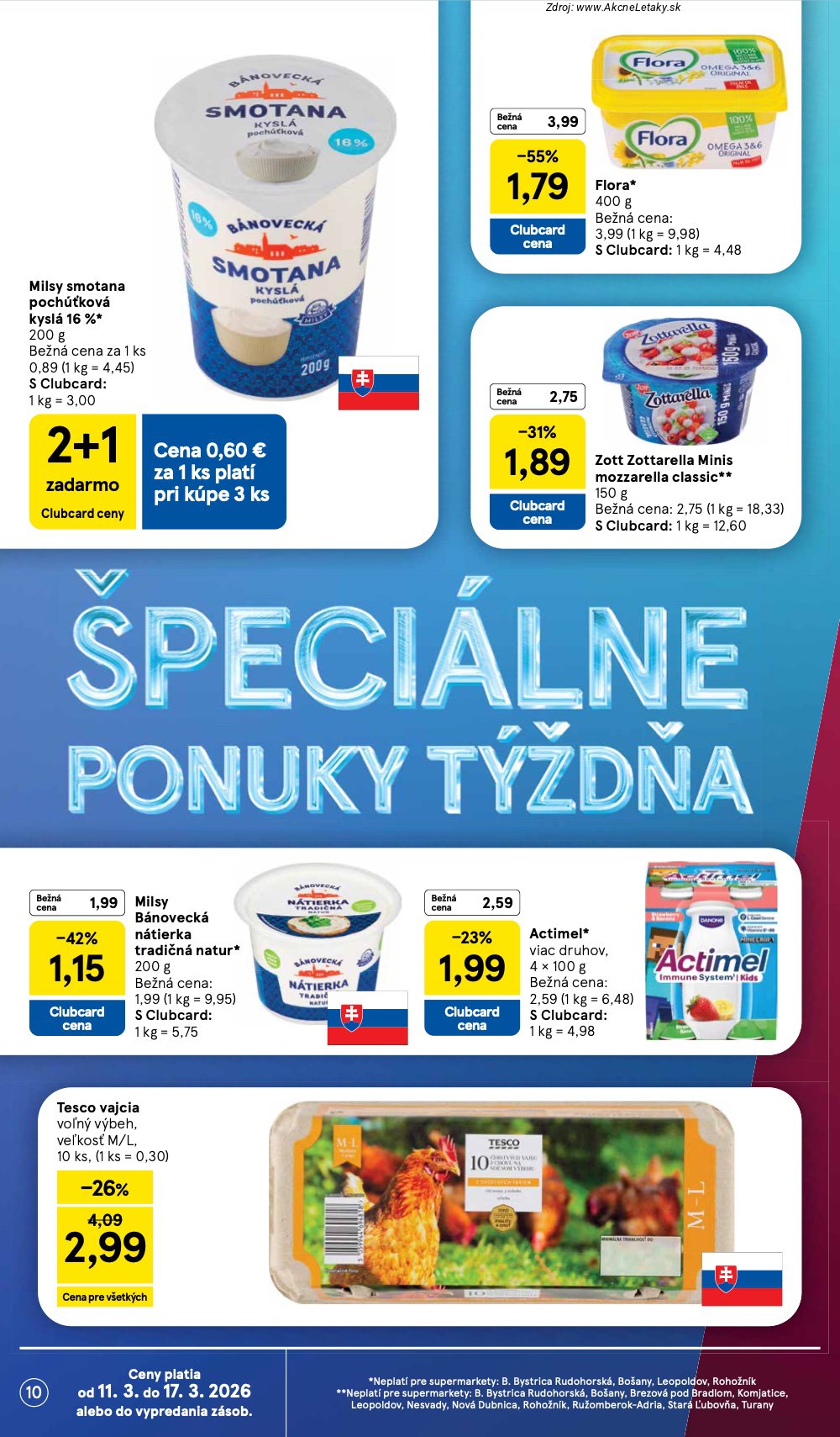 Leták Tesco (11. 3. - 17. 3. 2026) - strana 10 z 30