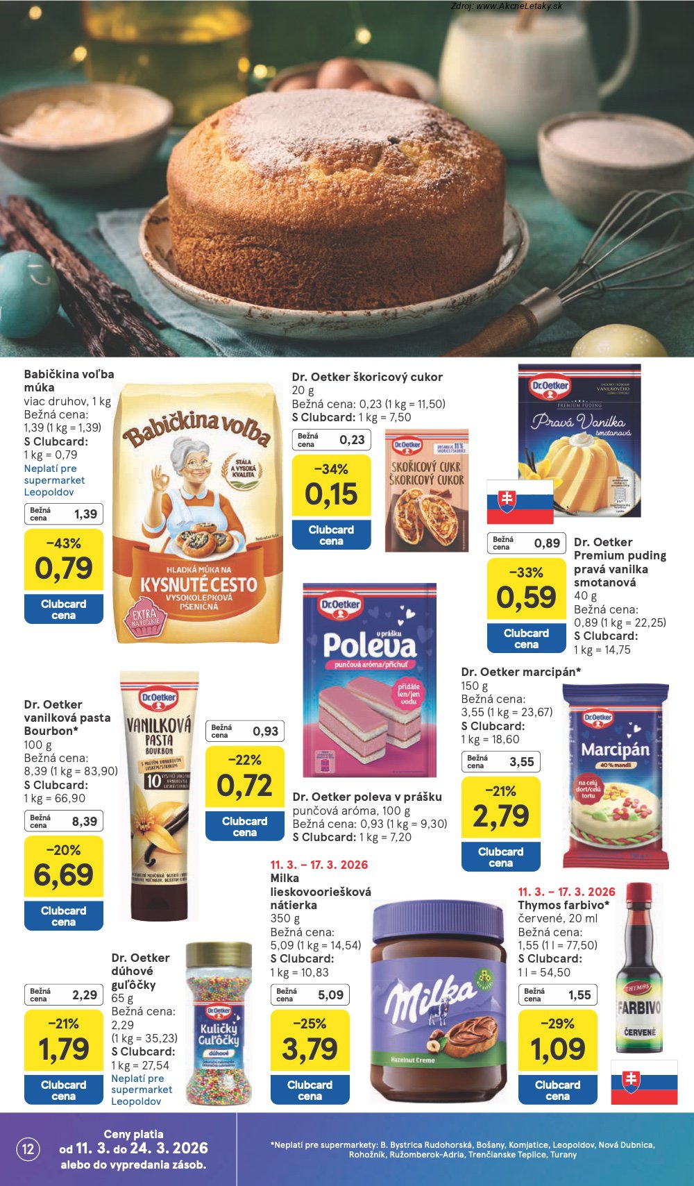 Leták Tesco (11. 3. - 17. 3. 2026) - strana 12 z 30
