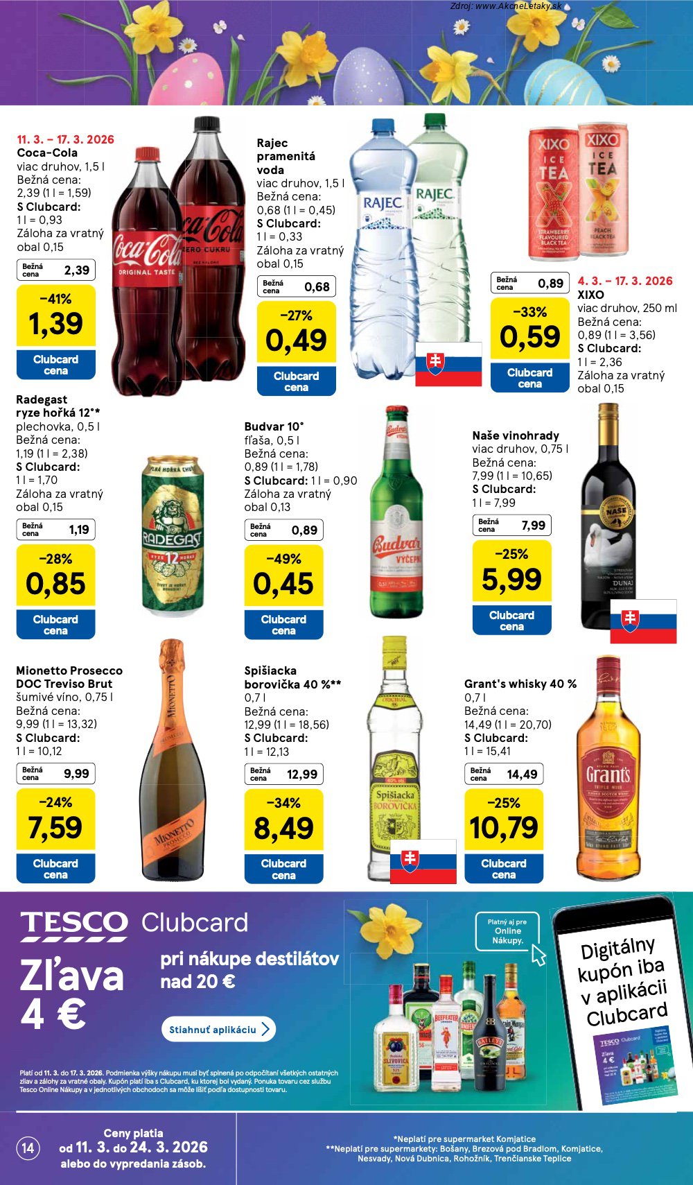 Leták Tesco (11. 3. - 17. 3. 2026) - strana 14 z 30