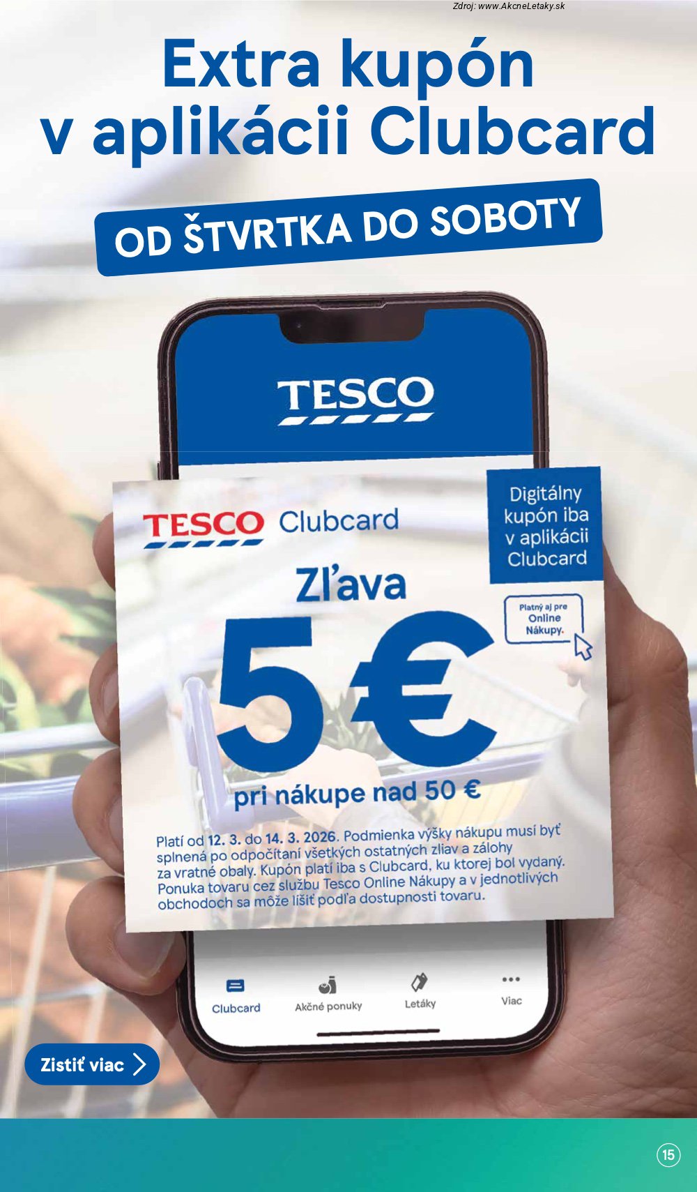 Leták Tesco (11. 3. - 17. 3. 2026) - strana 15 z 30