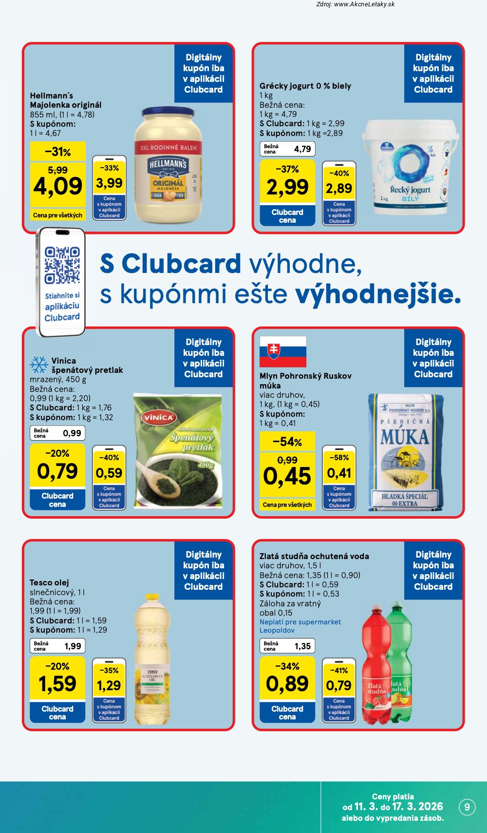 Leták Tesco (11. 3. - 17. 3. 2026) - strana 9 z 30