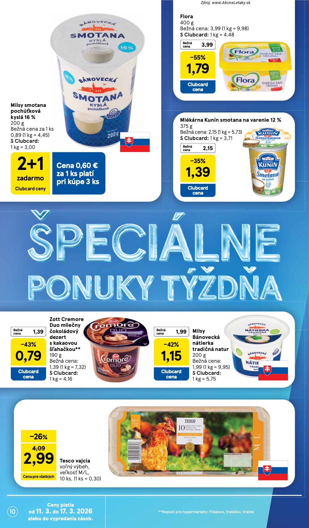 Leták Tesco (11. 3. - 17. 3. 2026) - strana 10 z 48