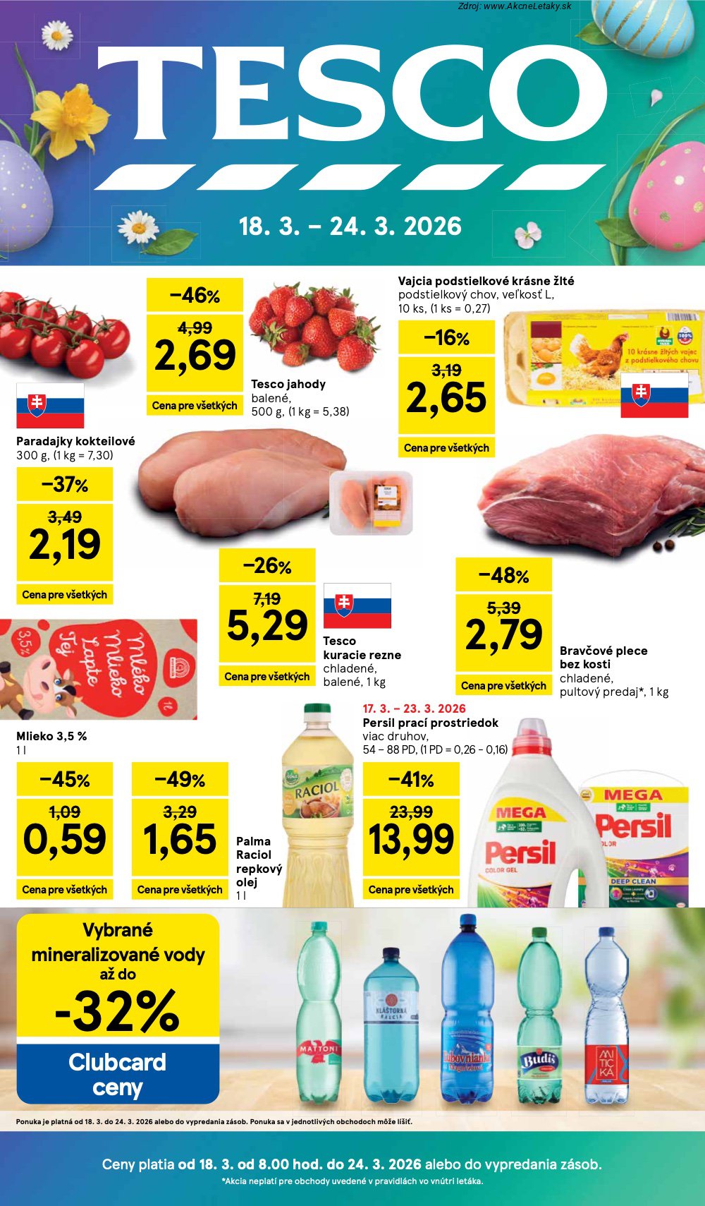 Leták Tesco (18. 3. - 24. 3. 2026) - strana 1 z 49