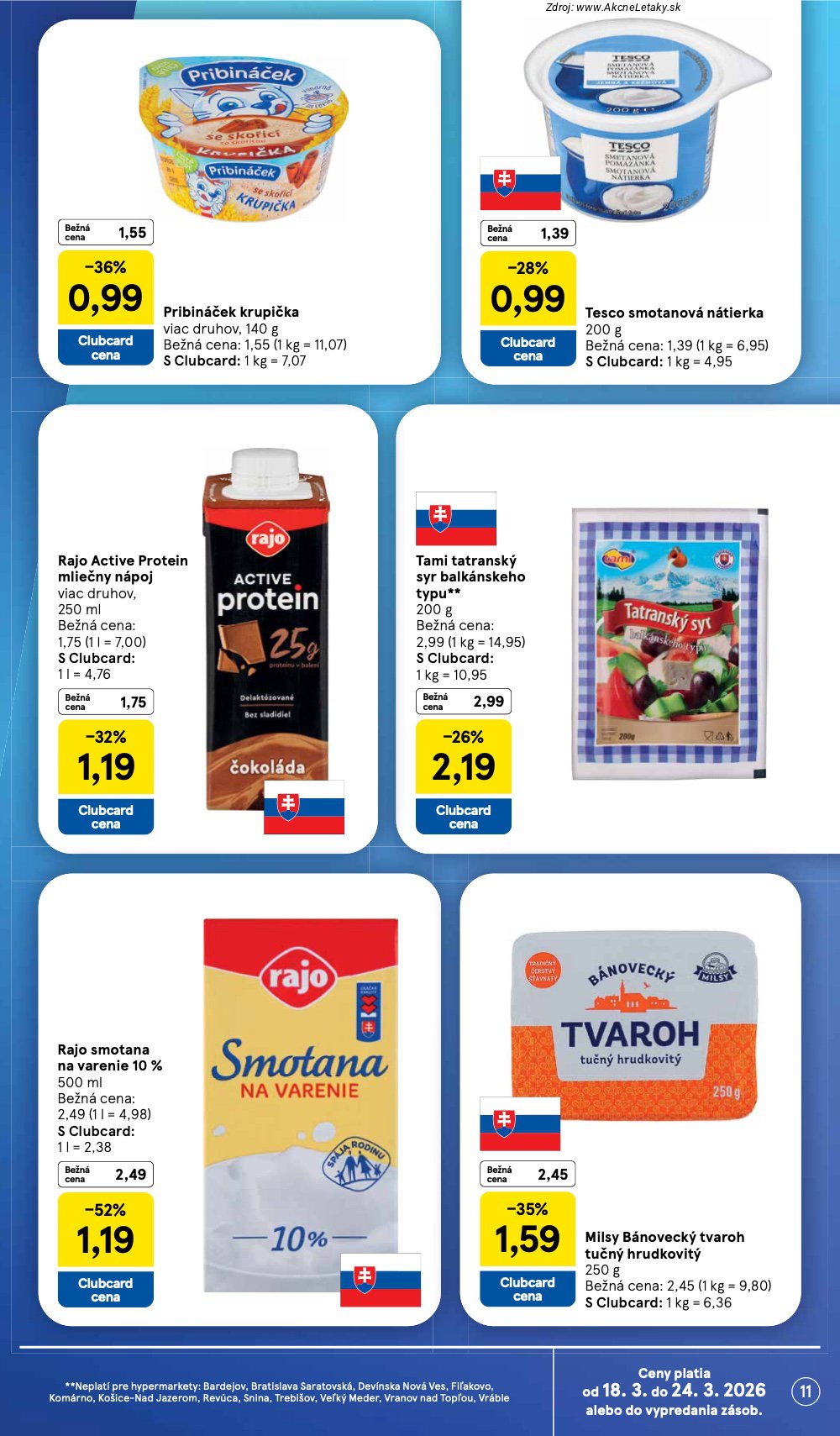 Leták Tesco (18. 3. - 24. 3. 2026) - strana 11 z 49