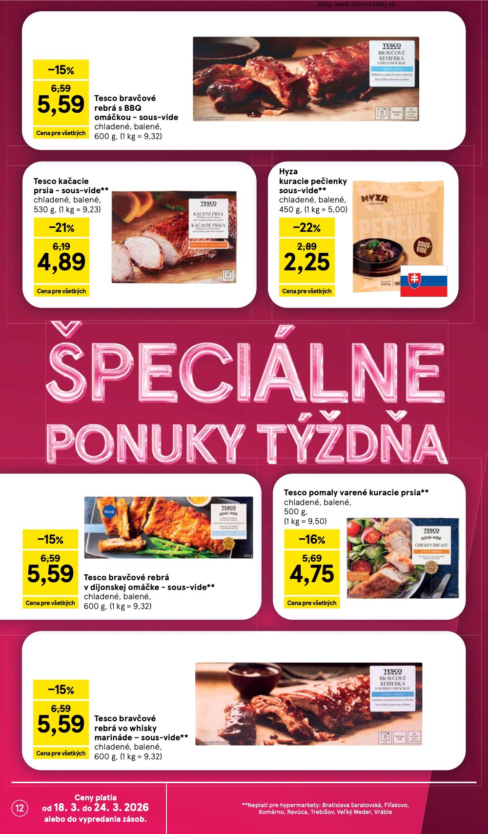 Leták Tesco (18. 3. - 24. 3. 2026) - strana 12 z 49