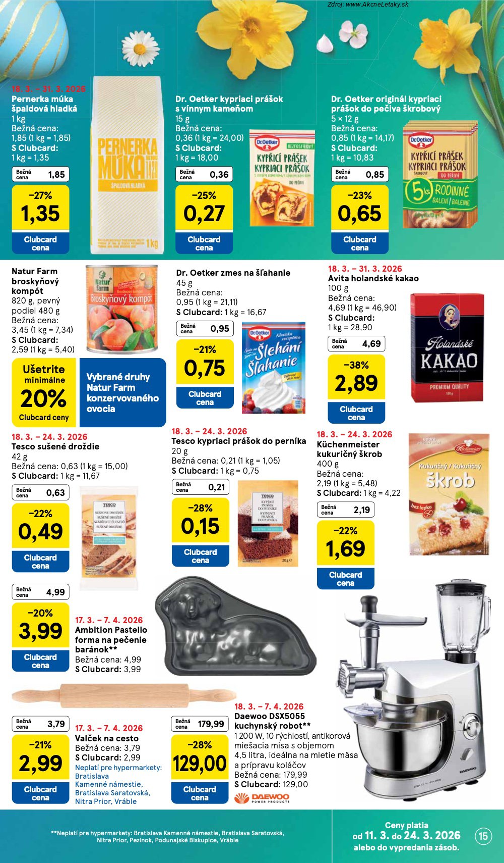 Leták Tesco (18. 3. - 24. 3. 2026) - strana 15 z 49
