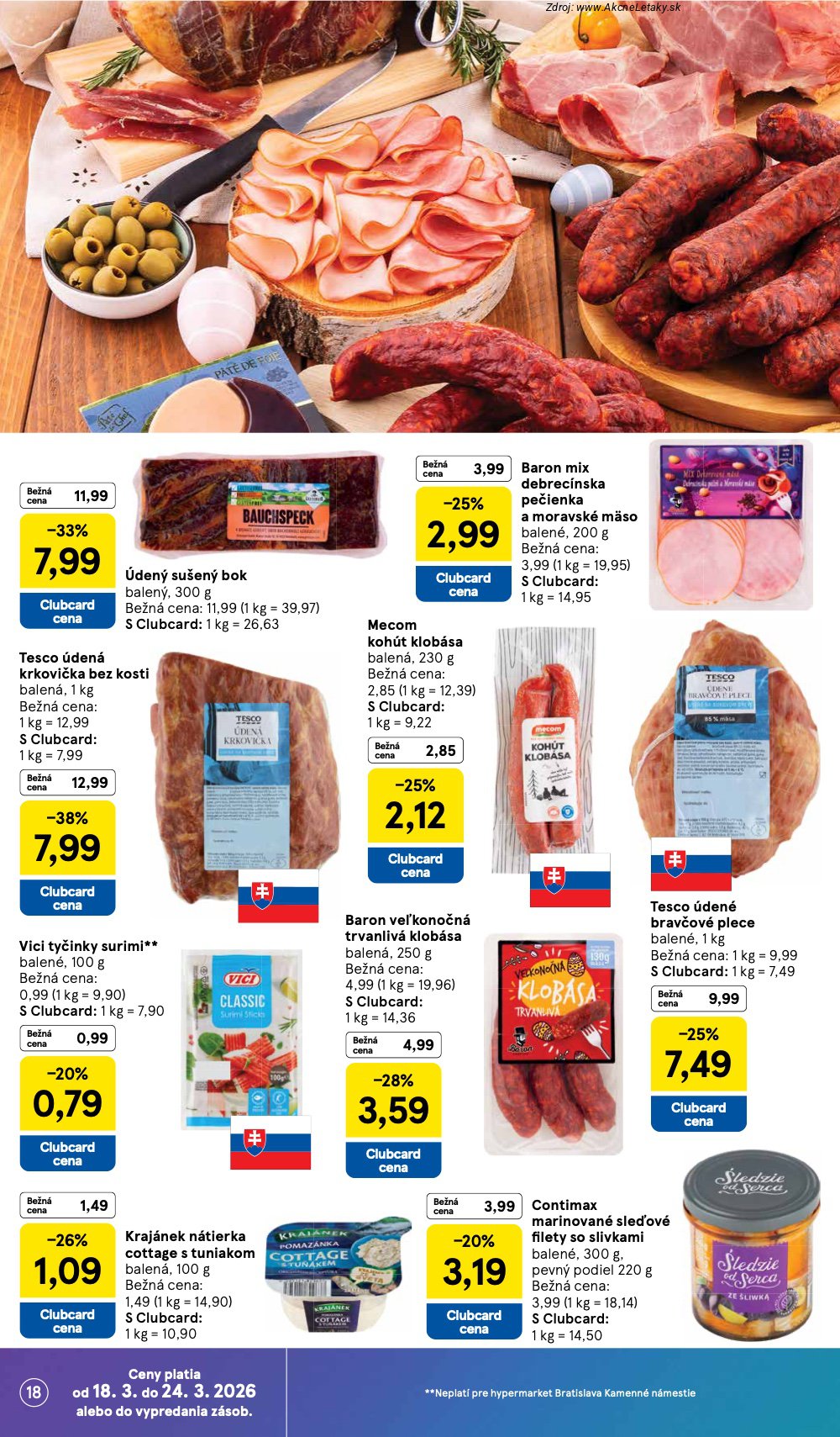 Leták Tesco (18. 3. - 24. 3. 2026) - strana 18 z 49