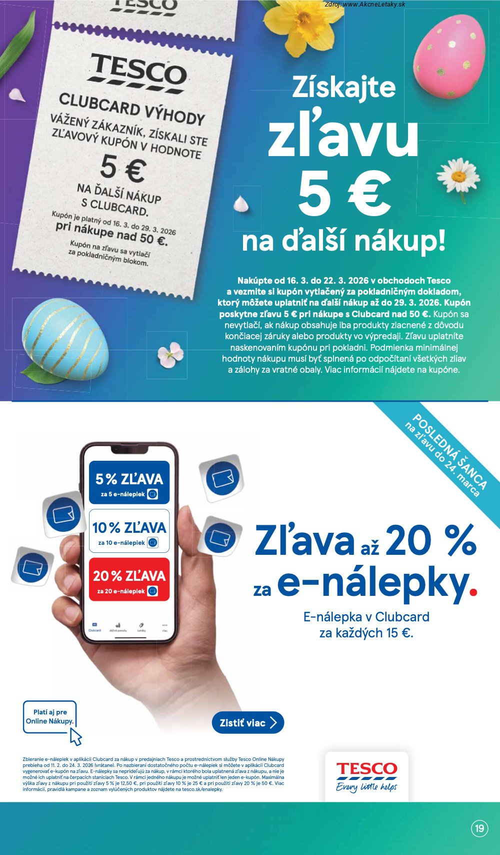 Leták Tesco (18. 3. - 24. 3. 2026) - strana 19 z 49