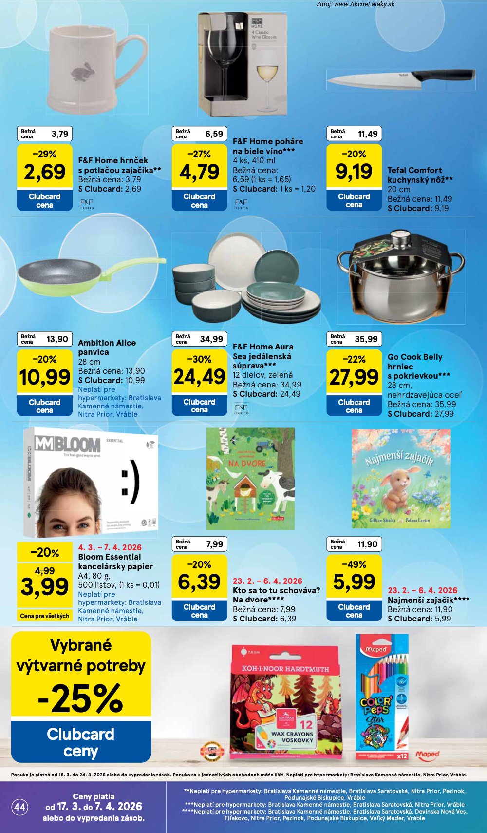 Leták Tesco (18. 3. - 24. 3. 2026) - strana 44 z 49