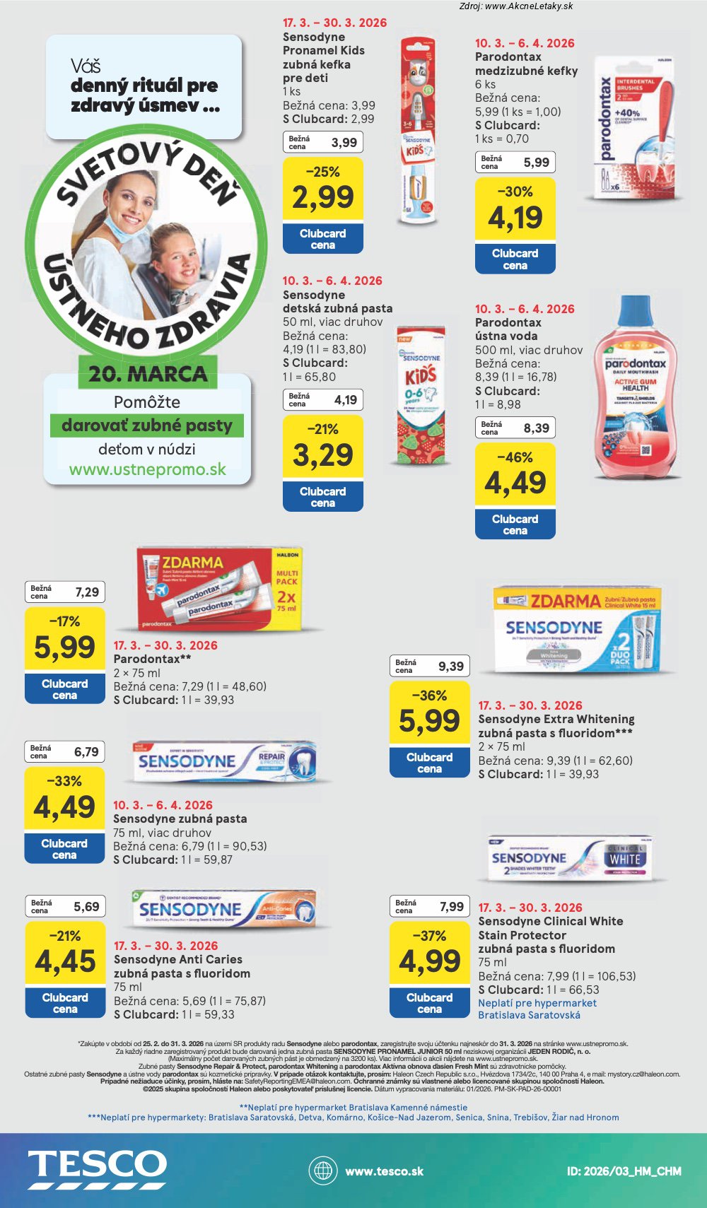 Leták Tesco (18. 3. - 24. 3. 2026) - strana 49 z 49