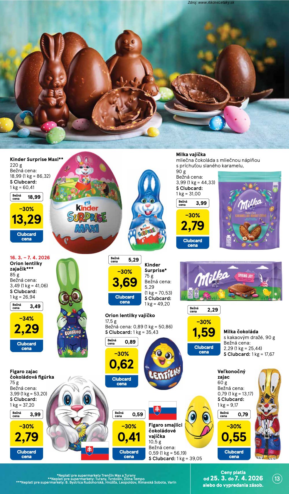 Leták Tesco (25. 3. - 30. 3. 2026) - strana 13 z 26