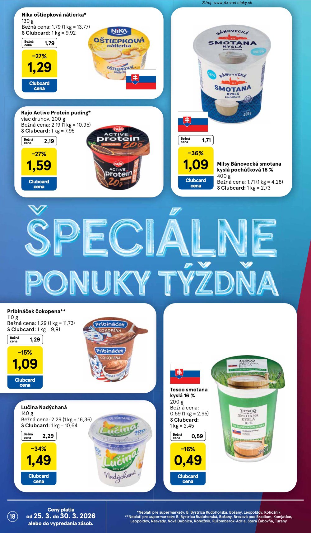 Leták Tesco (25. 3. - 30. 3. 2026) - strana 18 z 26